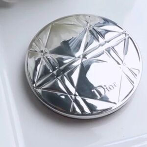 NWT Christian Dior Authentic Silver Toned 🪩 Compact Mirror Sealed in Gift Box